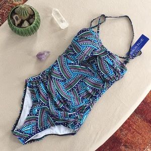 NWT Adjustable Tummy Control Shaping Bathing Suit